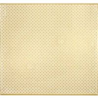 aluminum sheet, 3 x 3 brass