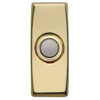 Carlon DH1608L Rectangular Rounded Edge Wired Push Button
