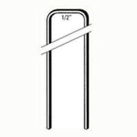 galvanized staple, 1in.