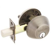 8791352 - 1-CYLINDER DEADBOLT K4 PEWTER