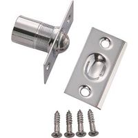bright chrome square ball catch