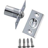 bright chrome square ball catch