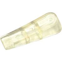 Triangle Door Stop Clear, 4 x 1 1/8"