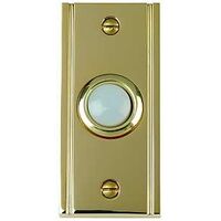 Wired Door Bell Button, Brass