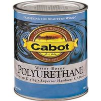 cabot water based polyurethane, 1 qt semi-gloss