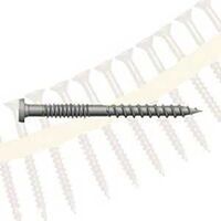 Collated Deck Screws, 2 1/2in. Grey 500 Pk