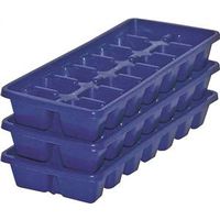 8835993 - 3PK ICE CUBE TRAY BLUE