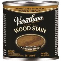 varathane wood stain, 1/2 pt colonial maple