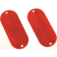 Hy-Ko CORB-7R Oval Safety Reflector 4-3/8 in L