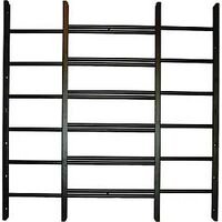 Six Bar Window Guard, Black
