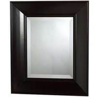 concave medicine cabinet, espresso