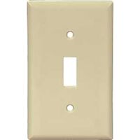 Single Switch Plate Almond  