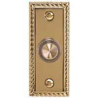 button lighted rim, brass plated