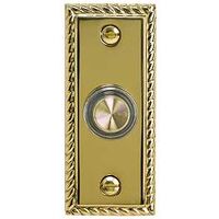 button light rim, brass plated