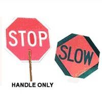 Stop Sign & Slow Paddle with 6 Wood Handle