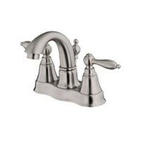 Two Handle Lavatory Center Set Faucet, Nickel