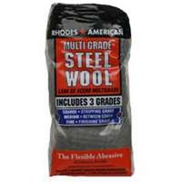multi-grade steel wool pads, 12 pk