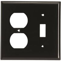 8880148 - 2G TOGGLE & RECEPT PLATE-BLACK