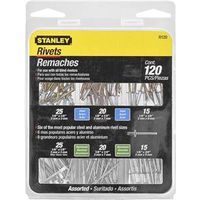 rivet assortment, 120 pc