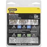 Rivet Assortment, 120 Pc