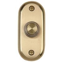 lighted rim round button, brass plated