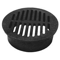 8901688 - 6IN BLACK ROUND GRATE