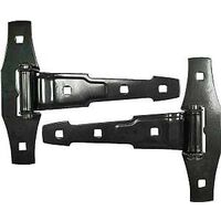 Steel Ornamental T Hinge, 8in. Black