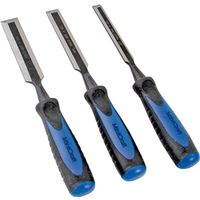 CHISEL WOOD SET 3PC 1/2 3/4 IN