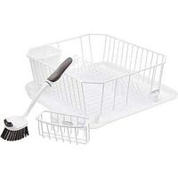 sinkware set, white 5 pc
