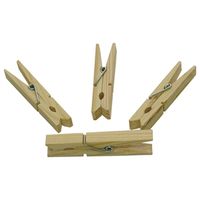 CLOTHESPINS WOOD SPRING       