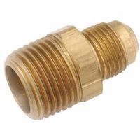 brass flare fitting connector, 1/2in. x 1/2in.
