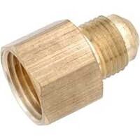 Brass Flare Connector, 3/8in. x 1/2in.