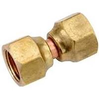 Brass Swivel Flare Connector, 5/8in.