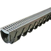 8958910-STORM DRAIN CHANNEL GREY GRATE