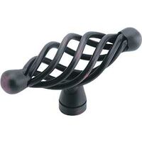Bird Cage Oval Knob, Oil Rubbed Bronze