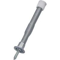 Spring Door Stop, Satin Chrome