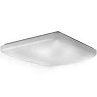 Low Profile Square Light Fixture, White
