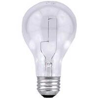 clear incandescent bulb, 75 watts