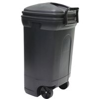 United Solutions TB0017 Rectangle Wheeled Trash Can