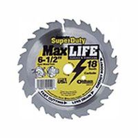 contractor circular saw blade, 6 1/2in. x 18 tooth