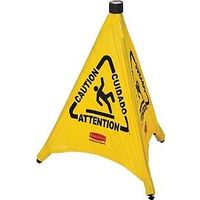 Pop Up Safety Cone Wet Floor Sign, 20"