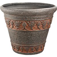 9059197 - 13IN ROUND PLANTER AGED BRONZE