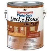 deck & house oil stain, russet 1 gal