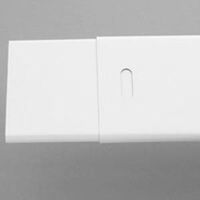 wide pocket curtain rod, 28in.-48in.