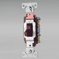 double pole switch, brown