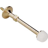 Rigid Door Stop, 3 1/8in. Polished Brass