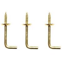 solid brass shoulder hook, 1in.