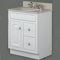 Vanity 1 Door & 2 Drawer White Rta