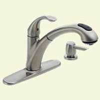 Single Handle Kitchen Faucet, Chrome