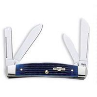 Blue Bone Four Blade Pocket Knife, 3 1/4in.